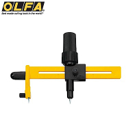 日本OLFA豪華版切圓器割圓器CMP-1/DX(直徑1.6-22公分圓型;附針頭墊片)切割刀切圓形刀具cutter