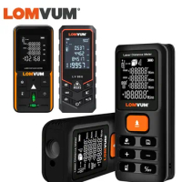 LOMVUM Trena Measure Tape Laser Ruler Rangefinders 50m 120m Digital Distance Meter Measurer Range Finder Lazer Metreler Tools