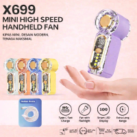 Kipas Mini Portable X699 Flashlight