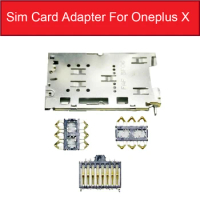 &amp; Sim Card Tray Holder For Oneplus X E1001 SIM Card Reader Socket Memory Card Adapter Repair Replacement Patrs