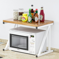 廚房置物架落地多層收納架臺面雙層烤箱架子廚房用品微波爐置物架