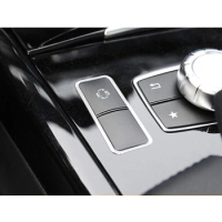 Brushed Alluminum ES Button Cover Trim Frame For Mercedes Benz E Class W212 E200L E260L E300L 2014 2015 Chrome Car Accessories