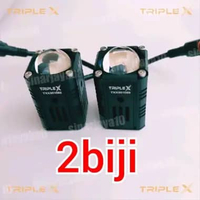 Lampu led Triple x triple x TRIPLE X x1 x3 x 1 lampu led kabut tembak foglamp laser terang 2 biji