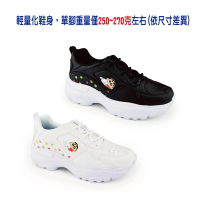 【童鞋城堡】女鞋 老爹鞋 輕量款 蠟筆小新(SC7818-黑.白)