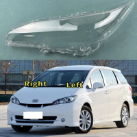 For Toyota Wish 2009-2015 Front Headlight Cover Transparent Lamp Shade Headlamp Shell Lens Plexiglass Replace Original Lampshade