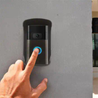 Doorbell Waterproof Cover Shell Attendance Machine Wireless Door Bell Rain Wired Rainproof Plastic Weatherproof Access