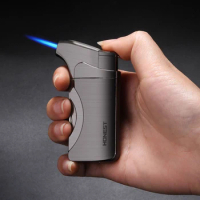 Multi Function Smoking Torch Cigar Lighter Windproof Butane Gas Lighters for Men Gift