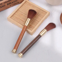 1pc Coffee Grinder Cleaning Brush Wooden Handle Bean Powder Dusting Coffee Brush Barista Tool Coffee Machine Cleaning Brush