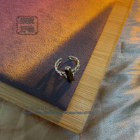 「光與夜」齊司禮純銀黑曜石戒指女鏈條開口冷淡風小眾設計感