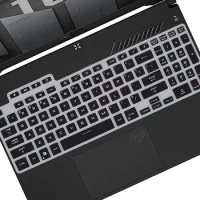 For ASUS TUF Gaming F17 &amp; A17 TUF Gaming F15 &amp; A15 FA507, TUF Dash 15 2022 FX517 Series TPU Silicone Laptop Keyboard Cover Skin
