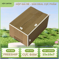 Combo 200 hộp carton mã 15x10x7 đóng hàng