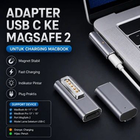 USB Type C To Magsafe 2 Magnetic PD Adapter Connector Quick Charge Adaptor 5A for Laptop MacBook Air