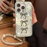 Cartoon Love Heart Bowknot Dots Case For Vivo V50 V40 Lite V30 Pro V30E V29 Lite Y19E V27E V25E Y38 