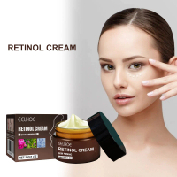 EELHOE Retinol Cream, Melembabkan dan Melembabkan Wajah Terapkan Skin Cream