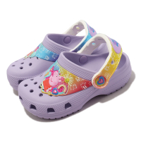 Crocs 涼拖鞋 Classic Fun Lab Clog T 童鞋 中童 紫 佩佩豬 趣味學院 經典 207915530