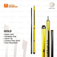 LITTLE MONSTER BLACK GLLA JUMP BREAK CARBON THE CRACK CUE STICK Gold