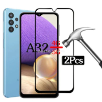 2Pcs Full Cover Tempered Glass for samsung a32 screen protector for samsung galaxy a32 a 32 32a a326f protective film samsunga32