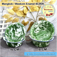 TERLARIS!!!!! KOBOKAN/WASKOM BLIRIK 16cm/18cm/20cm/22cm/24cm/ MANGKOK BLIRIK/ BASKOM SENG ENAMEL BLI