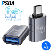 PSDA 2D USB To Type C Adapter OTG USB To Type C Adapter For Macbook Xiaomi HUAWEI Samsung OTG