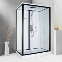 整體淋浴房一體式家用干濕分離隔斷沐浴房衛生間鋼化玻璃洗澡間