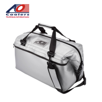 【AO Coolers】酷冷軟式輕量保冷托特包-24罐型-碳纖維風 銀灰(AOCR24SL)