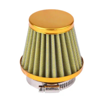 44Mm Motorcycle Air Filter for Gy6 150Cc ATV Quad 4 Wheeler Go Kart Buggy Scooter Moped Motorbike Air Filter Gold