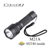 Convoy M21A with SST40 2300lm Lanterna Most Powerful Led Flashlight C8+ Plus 21700 Flash Light Torch Portable Latarka Fishing