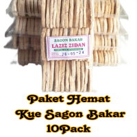 Paket 10 Pack Kue Sagon Bakar Kelapa Krenyes Camilan Jadul Tradisonal Grosir Cemilan Food