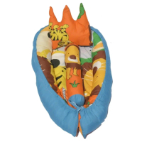 Satu Set Kasur Bayi Termasuk Bantal Guling Selimut Serta Kelambu Babynest dua Warna Bisa Bulak Balik