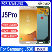 5.2"Super AMOLED LCD For Samsung J5 Pro 2017 J530 J530F LCD Display Touch Screen Digitizer Assembly For Samsung J530 Display