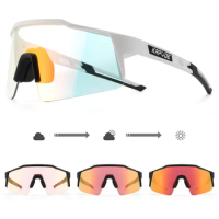 Men Women Photochromic Cycling Eyewear MTB Bike Discoloration Goggles Sport Racing Running Fishing Sunglasses Bicycle Glasses