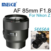 Meike 85mm F1.8 Auto Focus Medium Telephoto STM Lens for Nikon Z-Mount Mirrorless Cameras Z50 Z5 Z6 Z7 Z30