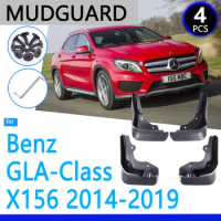 Mudguards fit for Mercedes Benz GLA Class W156 2014~2019 180 200 220 250 260 45 Car Accessories Mudflap Fender Replacement Parts