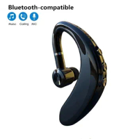 5.0 Bluetooth Earphones headphones Handsfree Earloop Wireless Headset Business Sports Earphones With Mic For Xiaomi Iphone 12