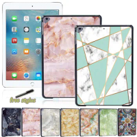 Durable Ipad Cases for Apple iPad 10.2 inch 9th Generation 2021 PU Leather Tablet Hard Case Plastic Stand Cover
