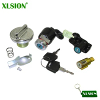 XLSION Key Switch Lock Tank Cap For Dax Skyteam 50cc 90cc 125cc 12v CT70 ST50 ST125