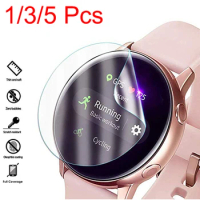 1-5Pcs Hydrogel Protective Film For Samsung Galaxy Watch 3 5 Pro 4 Classic Gear S2 S3 Watch Active 2 4 Screen Protector Film