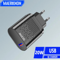 QC 20W USB Phone Charger Fast Charging For iPhone 12 13 14 Pro 15 Wall Charger Adaptor For Samsung S22 Xiaomi 11 13 Huawei P60