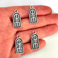 5pcs norse icelandic binding runic rune galdrastafir attacts love pewter charm making jewelry findings for DIY earring necklace