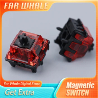 Pre Sale 70/10 Pcs Magnetic Axis Switch 42g Raptor He Electromagnetic Trigger Linear Switch Accessory For Wooting 60he