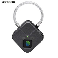 Fingerprint Padlock Smart Security Door Lock Waterproof Keyless Unlock smart fingerprint lock &amp; USB cable dustproof r29