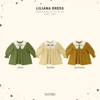 BOHOPANNA - RAYA COLLECTION - LILIANA DRESS - DRESS ANAK - BAJU MUSLIM 3Y BUTTER