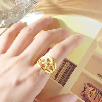 【晶曜珠寶】黃金戒指 女戒 女王駕到 1.59錢