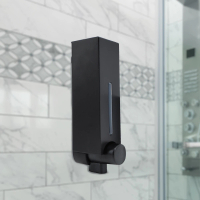 【UdiLife】壁掛按壓式多用途給皂機-250ml-消光黑X1+經典白X1(給皂機)