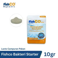FISHCO Aquarium Probiotik Lacto Campuran Pakan - Bakteri Starter 10gr