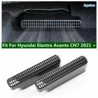 Car Air Conditioning AC Cover For Hyundai Elantra Avante CN7 2021-2023 Under Rear Seat Air Vent Duct Outlet Protect Accessories