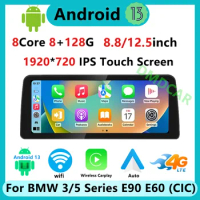 Factory Price Android 13 Car Bluetooth Carplay For BMW 3 Series E90 E91 5 Series E60 E61 Video Player Central Monitor Multimedia