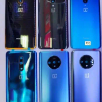 For OnePlus 6 6T 7 7T 7Pro 7T Pro Back Battery Cover Rear Door Housing Case With Lens Camera Frame Covers Repair Parts