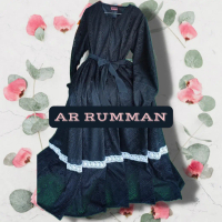 Gamis lace brokat shofia Black