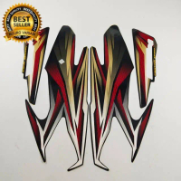 striping list body stiker yamaha rx king tahun 2005 hitam full set kualitas terbaik ter murah